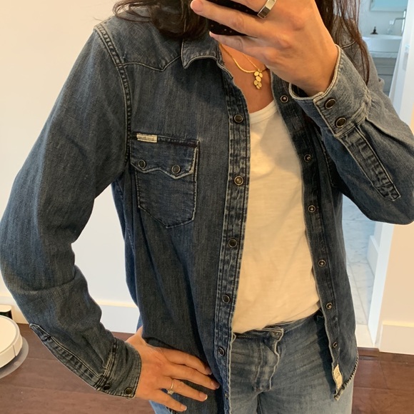 Lucky Brand Tops - Rugged Lucky brand classic fit denim shirt S